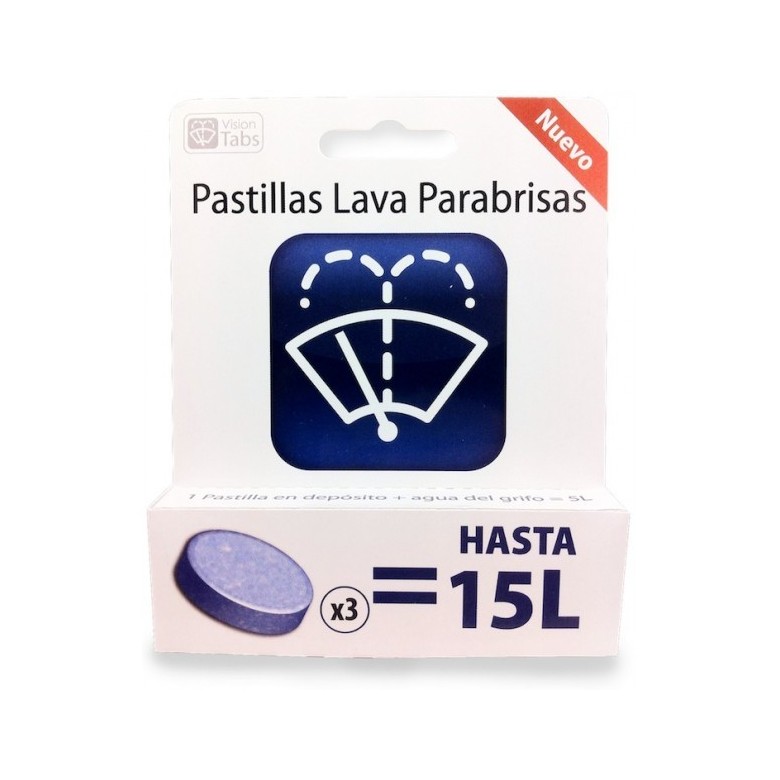 50 Pastillas Limpiacristales Effervescentes,Líquido Para Cristales de Coche  Comprimido, Liquido Limpiaparabrisas Coche, 1 Pastilla Igual a 4 Litros de